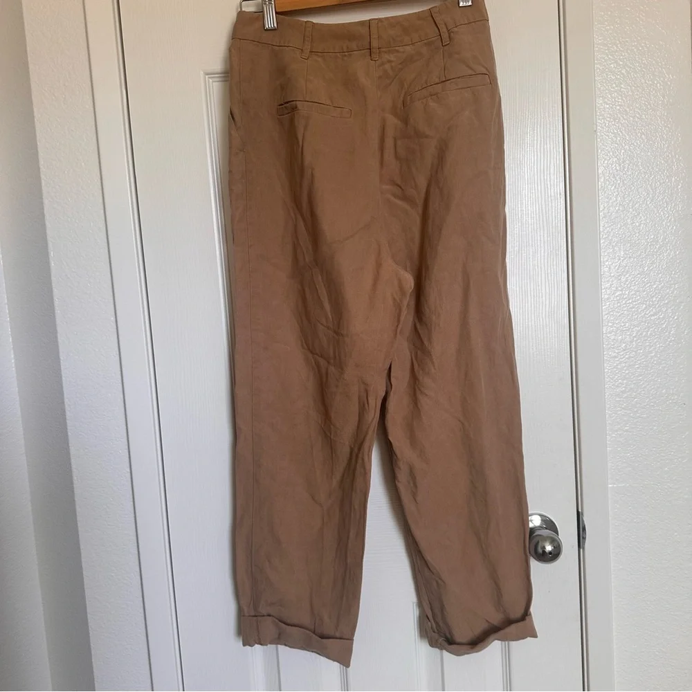 Mara Hoffman Brown Chino pants Linen Size 6 - Picture 5 of 9